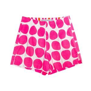 Gretchen Scott Designs Pink Dot High Waist Shorts Size Small